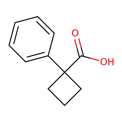 OC(=O)C1(CCC1)c1ccccc1