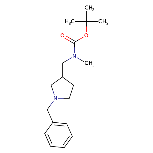 O=C(N(CC1CCN(C1)Cc1ccccc1)C)OC(C)(C)C