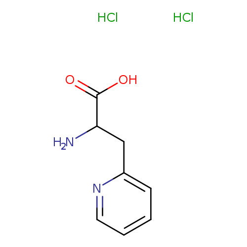 OC(=O)C(Cc1ccccn1)N.Cl.Cl