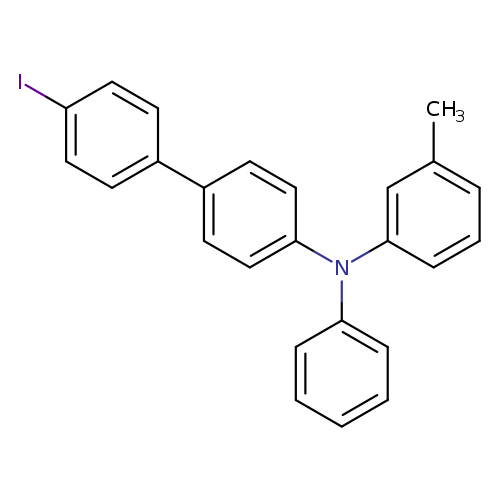 Ic1ccc(cc1)c1ccc(cc1)N(c1cccc(c1)C)c1ccccc1