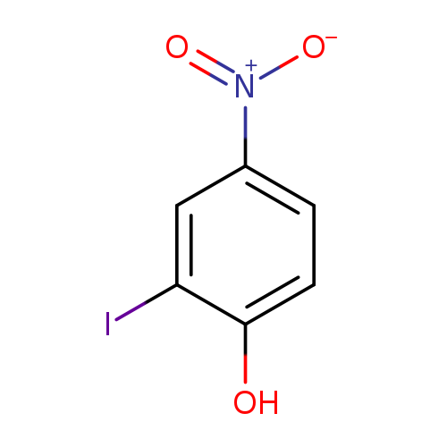 [O-][N+](=O)c1ccc(c(c1)I)O