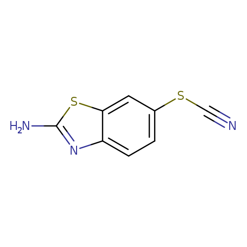 N#CSc1ccc2c(c1)sc(n2)N