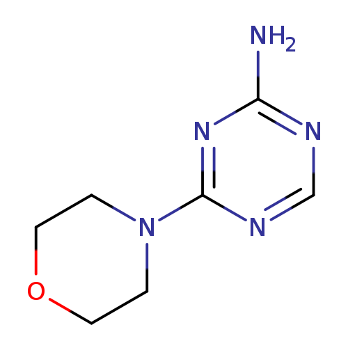 Nc1ncnc(n1)N1CCOCC1