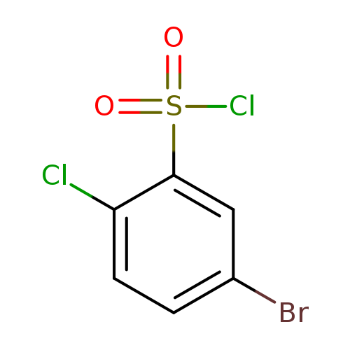 Brc1ccc(c(c1)S(=O)(=O)Cl)Cl