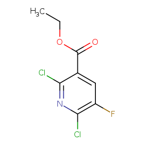 CCOC(=O)c1cc(F)c(nc1Cl)Cl