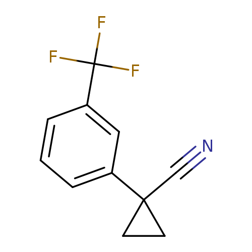 N#CC1(CC1)c1cccc(c1)C(F)(F)F