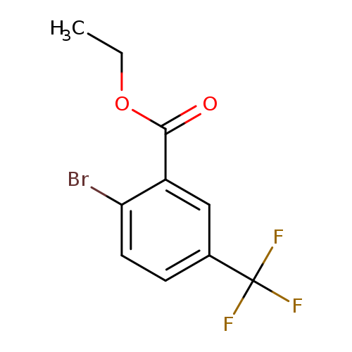 CCOC(=O)c1cc(ccc1Br)C(F)(F)F