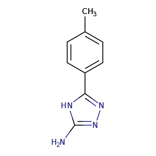 Cc1ccc(cc1)c1nnc([nH]1)N