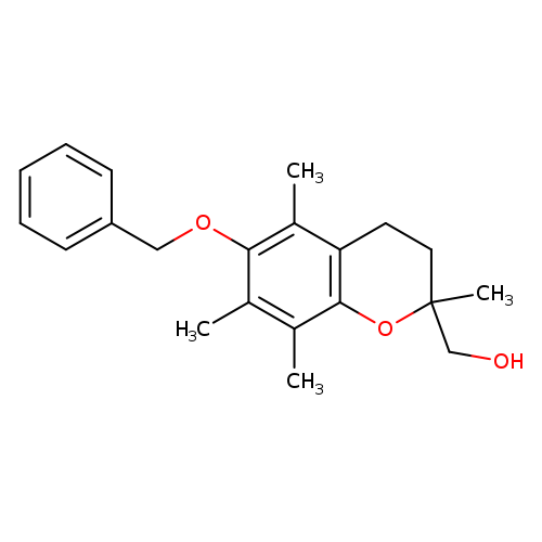 OCC1(C)CCc2c(O1)c(C)c(c(c2C)OCc1ccccc1)C