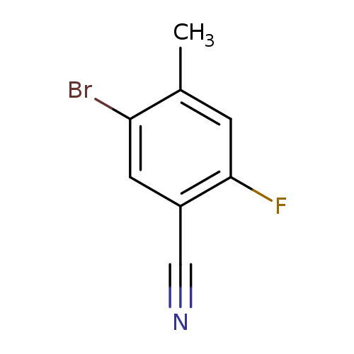 N#Cc1cc(Br)c(cc1F)C