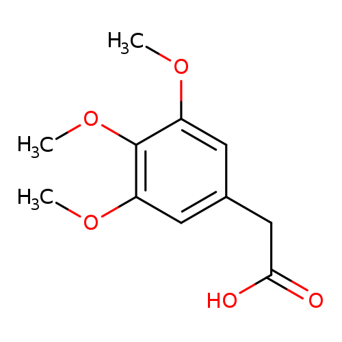 COc1cc(CC(=O)O)cc(c1OC)OC