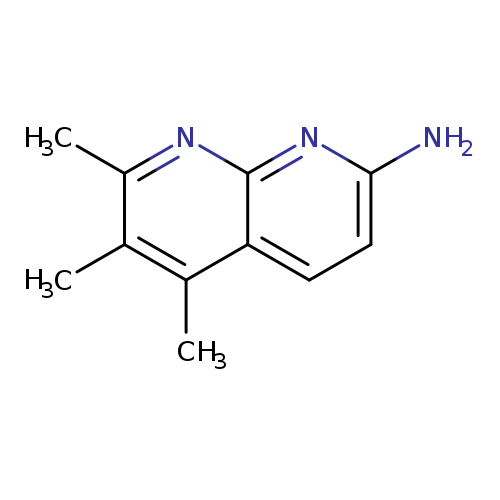 Nc1ccc2c(n1)nc(c(c2C)C)C