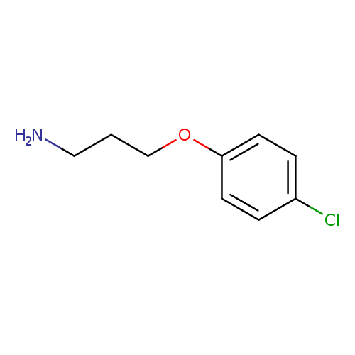 NCCCOc1ccc(cc1)Cl