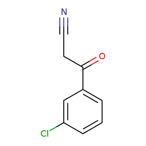 N#CCC(=O)c1cccc(c1)Cl