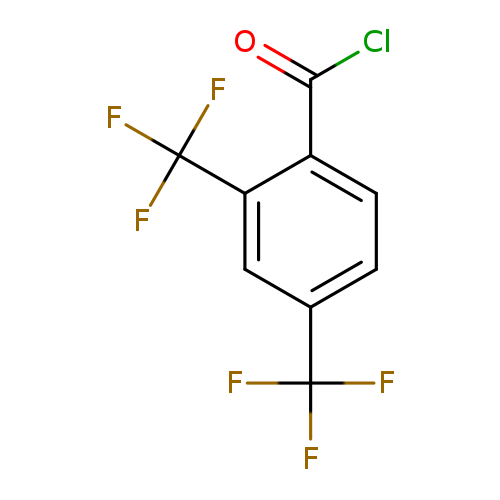 ClC(=O)c1ccc(cc1C(F)(F)F)C(F)(F)F