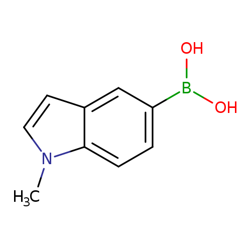 OB(c1ccc2c(c1)ccn2C)O