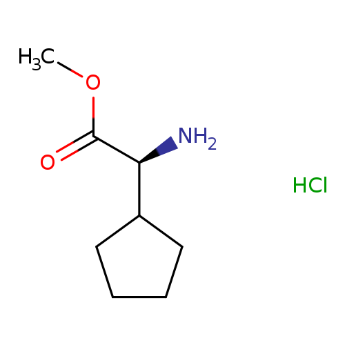 COC(=O)[C@H](C1CCCC1)N.Cl