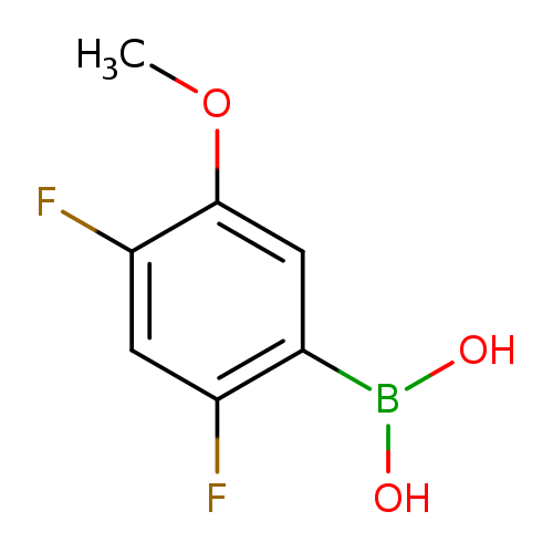 COc1cc(B(O)O)c(cc1F)F