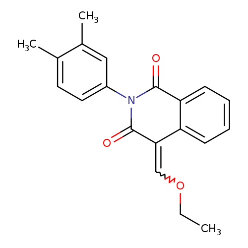 CCOC=C1C(=O)N(c2ccc(c(c2)C)C)C(=O)c2c1cccc2