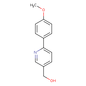OCc1ccc(nc1)c1ccc(cc1)OC
