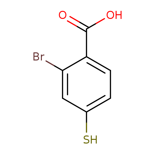 Sc1ccc(c(c1)Br)C(=O)O