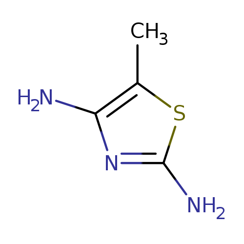Nc1sc(c(n1)N)C