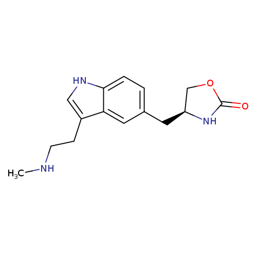 CNCCc1c[nH]c2c1cc(C[C@H]1COC(=O)N1)cc2