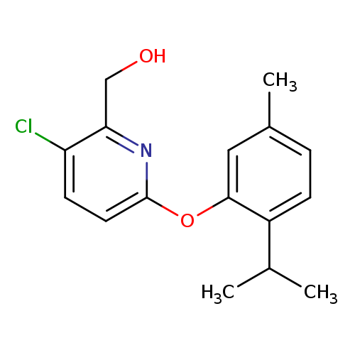 OCc1nc(ccc1Cl)Oc1cc(C)ccc1C(C)C