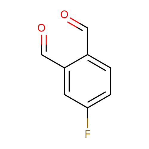 O=Cc1cc(F)ccc1C=O