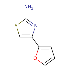 Nc1scc(n1)c1ccco1