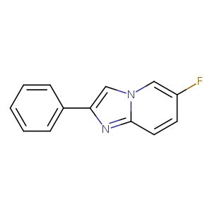 Fc1ccc2n(c1)cc(n2)c1ccccc1