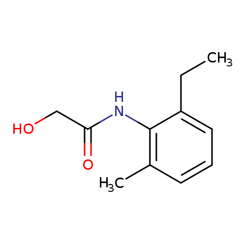 OCC(=O)Nc1c(C)cccc1CC