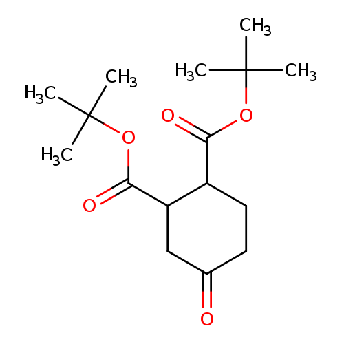 O=C1CCC(C(C1)C(=O)OC(C)(C)C)C(=O)OC(C)(C)C