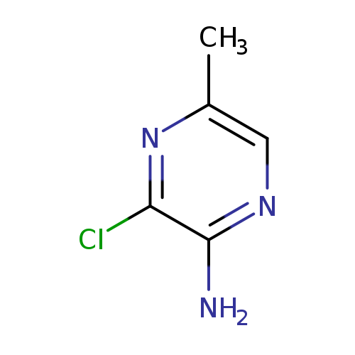 Cc1cnc(c(n1)Cl)N