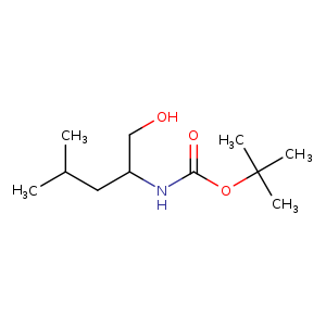 OCC(NC(=O)OC(C)(C)C)CC(C)C