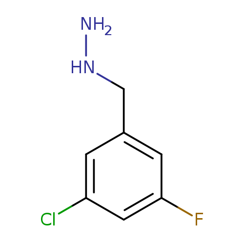 NNCc1cc(F)cc(c1)Cl