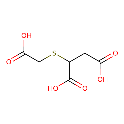 OC(=O)CSC(C(=O)O)CC(=O)O