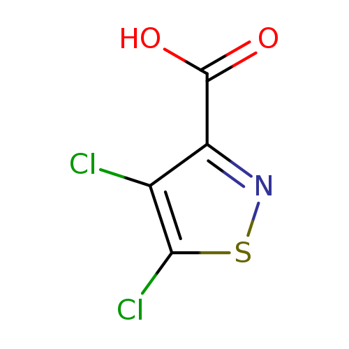 OC(=O)c1nsc(c1Cl)Cl