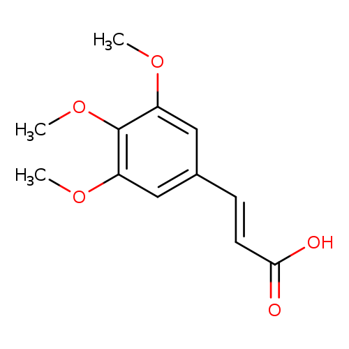 COc1cc(/C=C/C(=O)O)cc(c1OC)OC