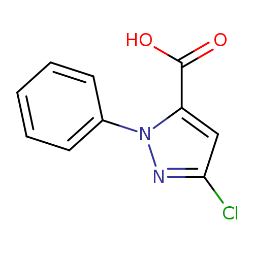 Clc1nn(c(c1)C(=O)O)c1ccccc1
