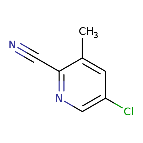 N#Cc1ncc(cc1C)Cl