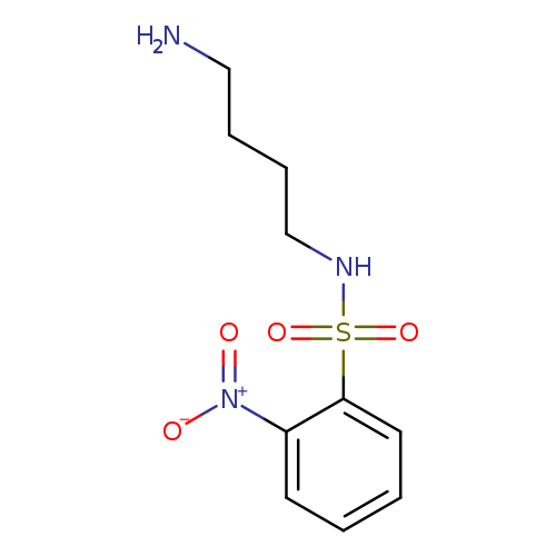 NCCCCNS(=O)(=O)c1ccccc1[N+](=O)[O-]