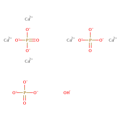 [O-]P(=O)([O-])[O-].[O-]P(=O)([O-])[O-].[O-]P(=O)([O-])[O-].[Ca+2].[Ca+2].[Ca+2].[Ca+2].[Ca+2].[OH-]