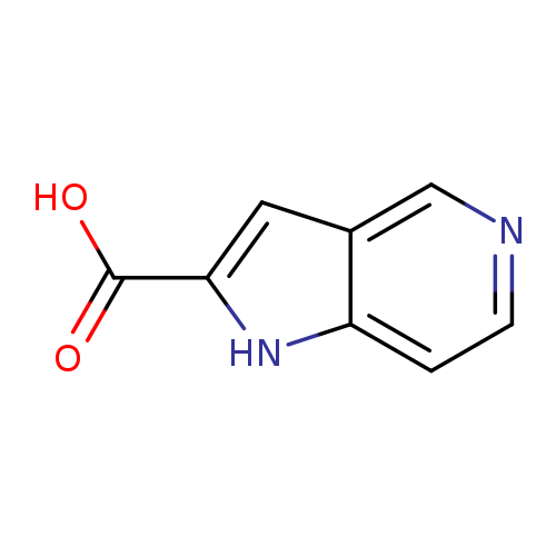 OC(=O)c1cc2c([nH]1)ccnc2