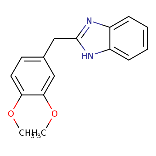 COc1cc(ccc1OC)Cc1nc2c([nH]1)cccc2