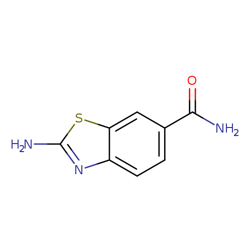 Nc1nc2c(s1)cc(cc2)C(=O)N