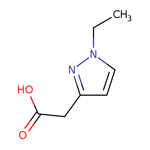 CCn1ccc(n1)CC(=O)O