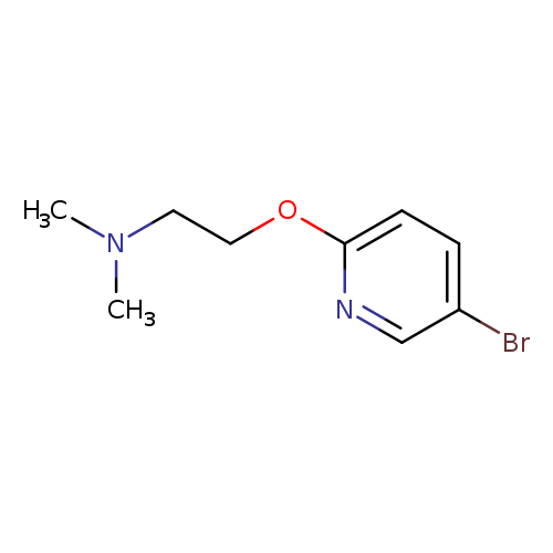 CN(CCOc1ccc(cn1)Br)C