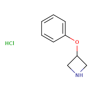 N1CC(C1)Oc1ccccc1.Cl
