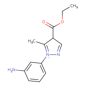 CCOC(=O)C1C=N[N](=C1C)c1cccc(c1)N